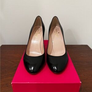 Kate Spade Black Patent Leather Heels